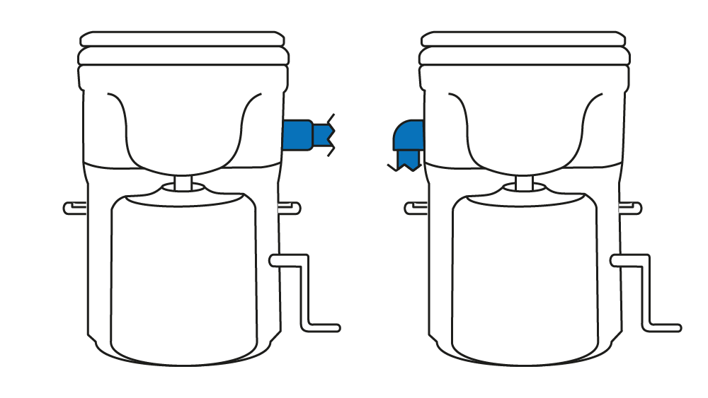 Air Head Composting Toilet - Ventilation Hose