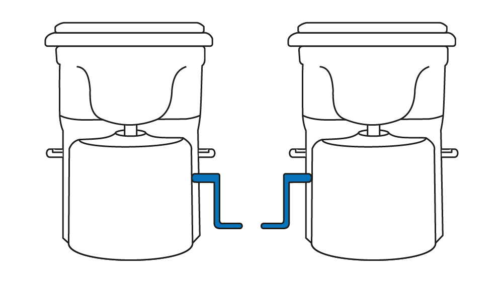 Air Head Composting Toilet - Crank Handle
